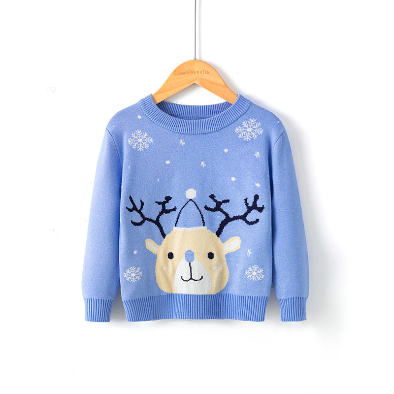 Christmas snowflake fawn sweater Image