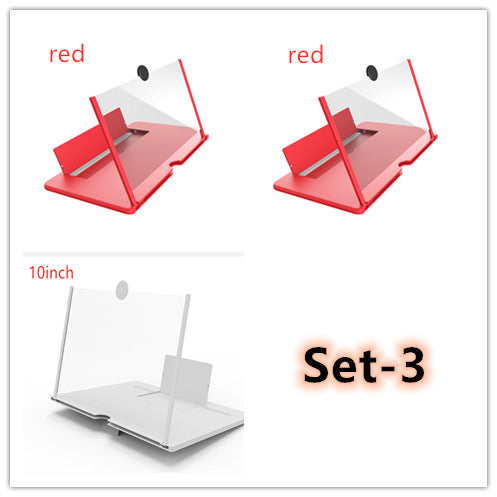 3D Screen Magnifier Signal Booster Mobile Screen Lightweight Foldable Magnifying Glass Image