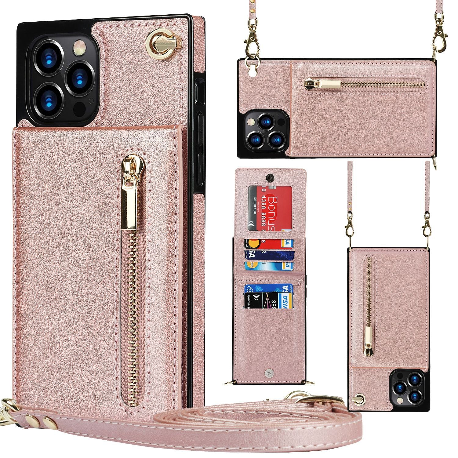 Zipper Phone Case Phone Case Crossbody Image