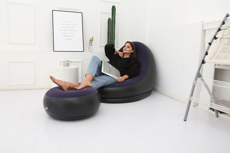 Lazy Bean Bag with Inflatable Folding Sofa Image