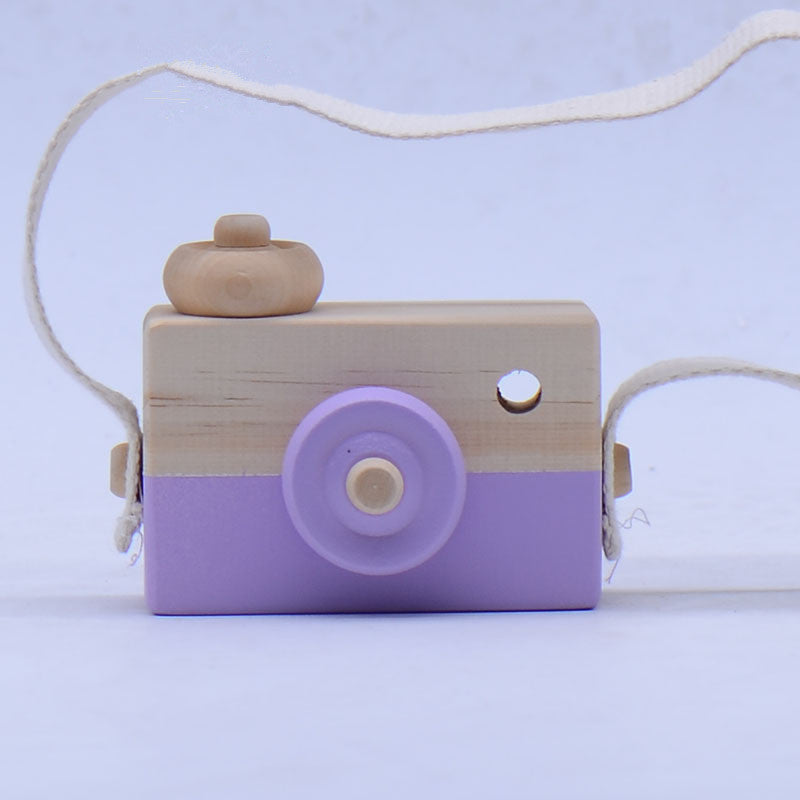 Cute Wooden Toys Camera Baby Kids Image