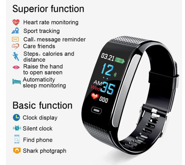 Activity Tracker with Heart Rate Monitor Image