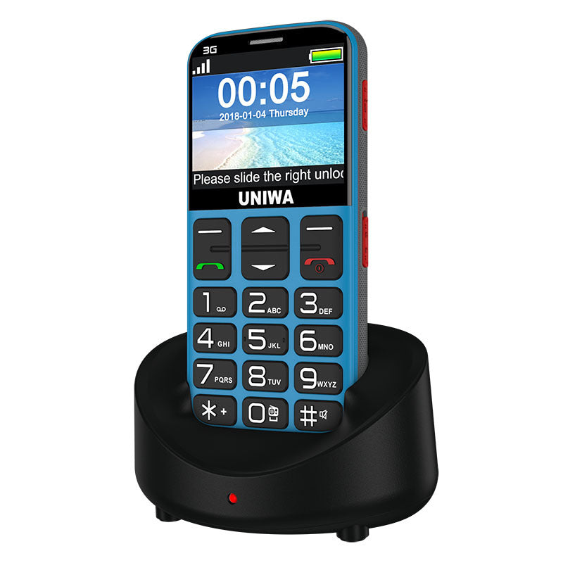 Elderly Phone SOS With Camera Charging Base Image