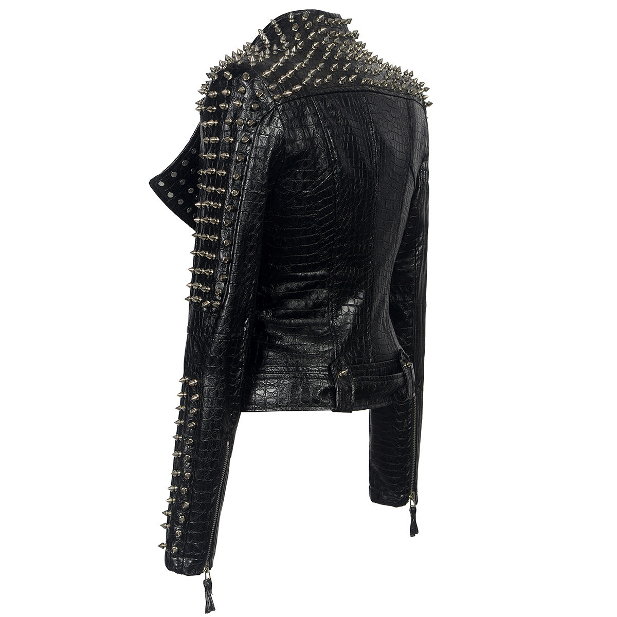 Short leather jacket Image