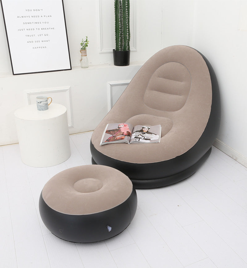 Lazy Bean Bag with Inflatable Folding Sofa Image