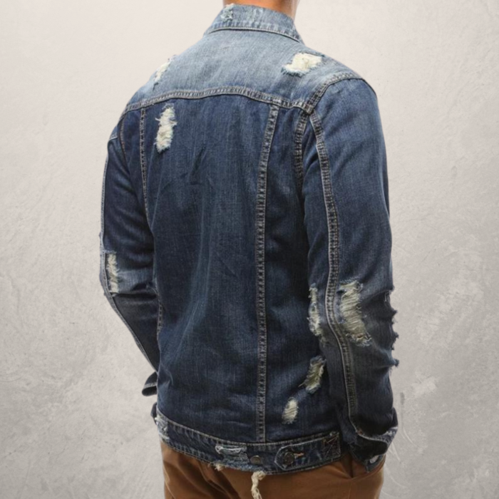 Men Clothes Winter Oversize Jeans Coat Denim Jacket Jackets Image