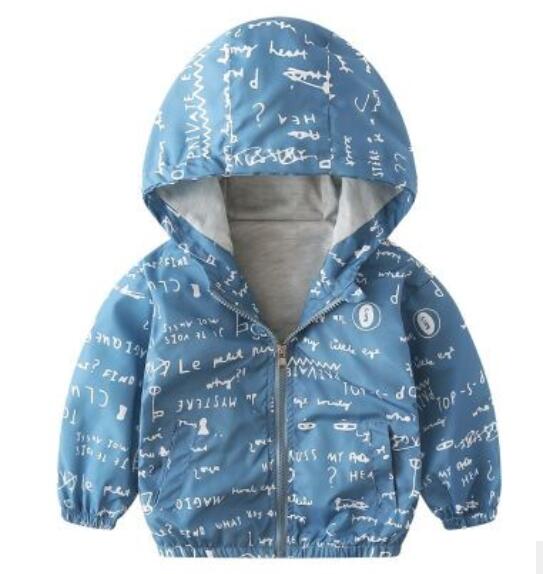 Boy jacket casual hooded jacket Image