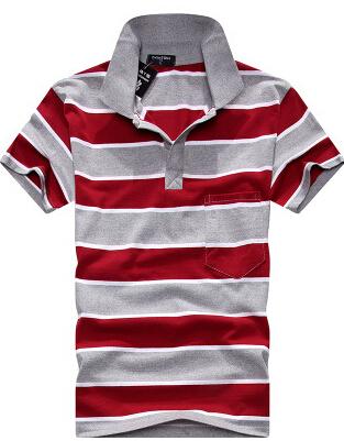 Stripe Men Polo Shirt Image