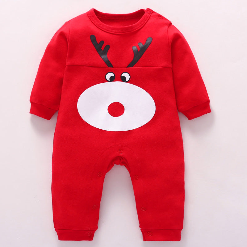 Baby baby clothes wear one piece clothes pure cotton clothes Image