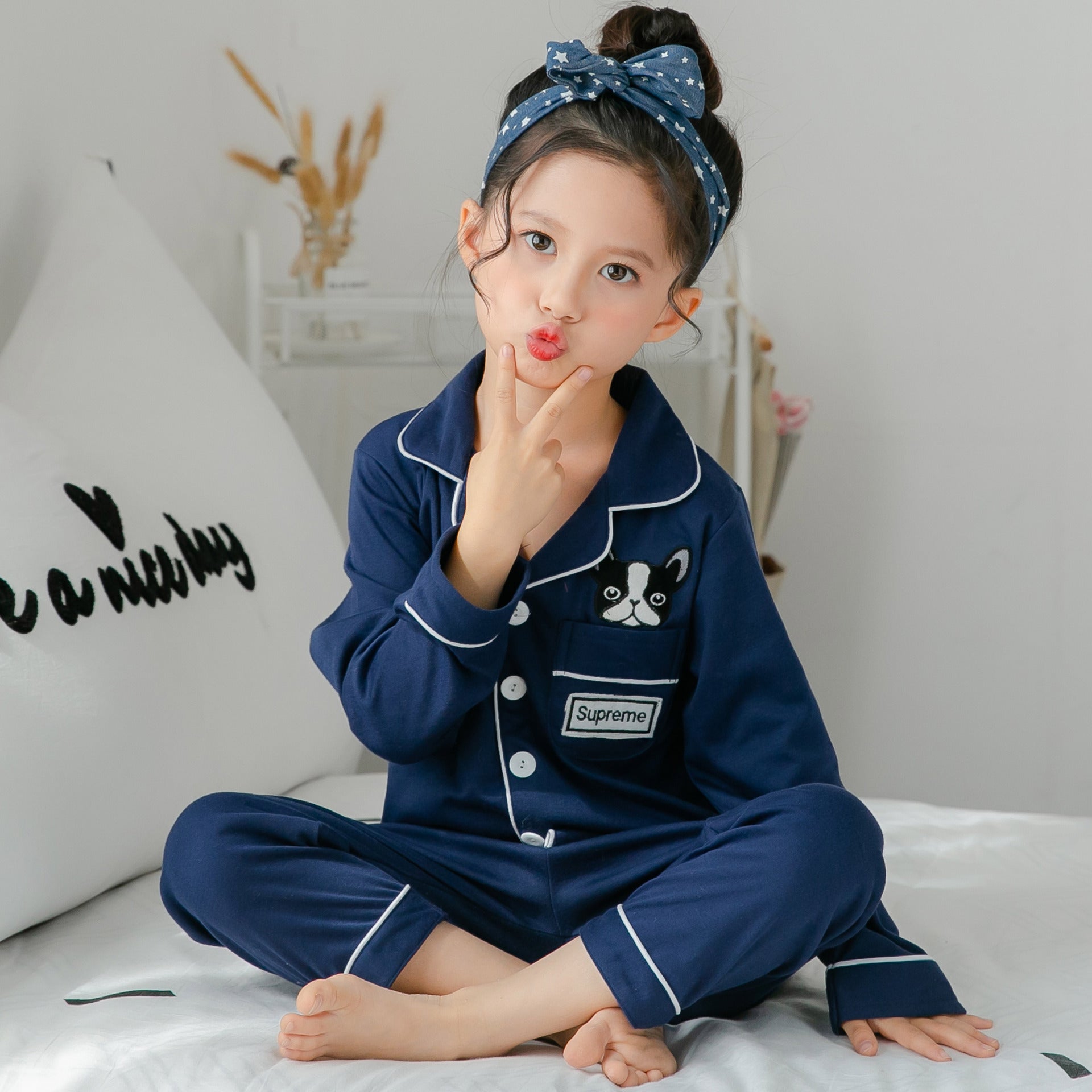 Cotton pajamas for children Image