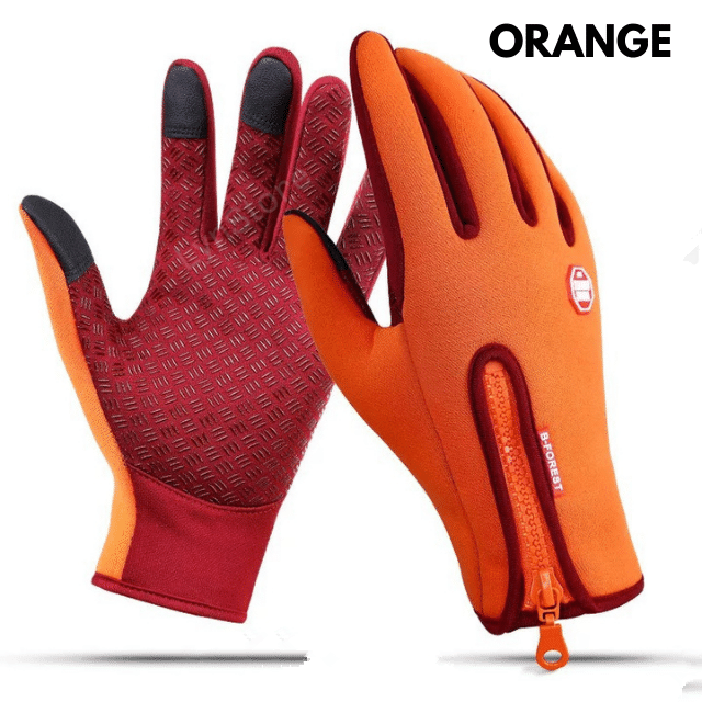 Winter Gloves Touch Screen Riding Motorcycle Sliding Waterproof Sports Gloves With Fleece Image