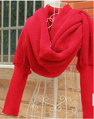 Sweater Scarf Cashmere Ladies Girl Woman Clothing Casual Wear Image