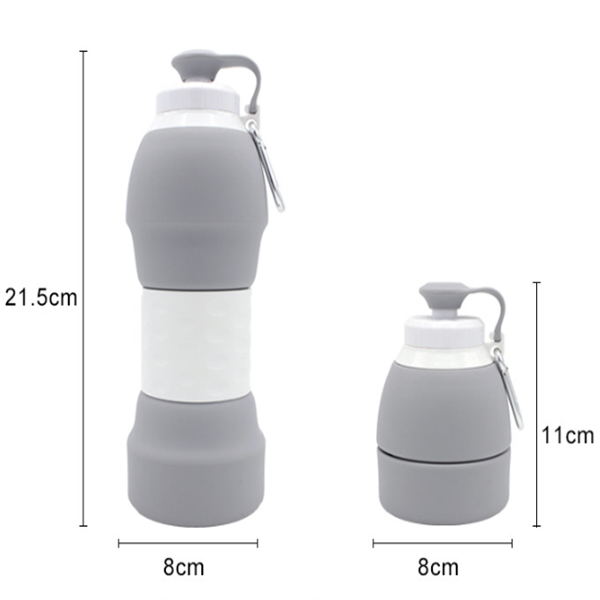 Silicone folding water bottle Image