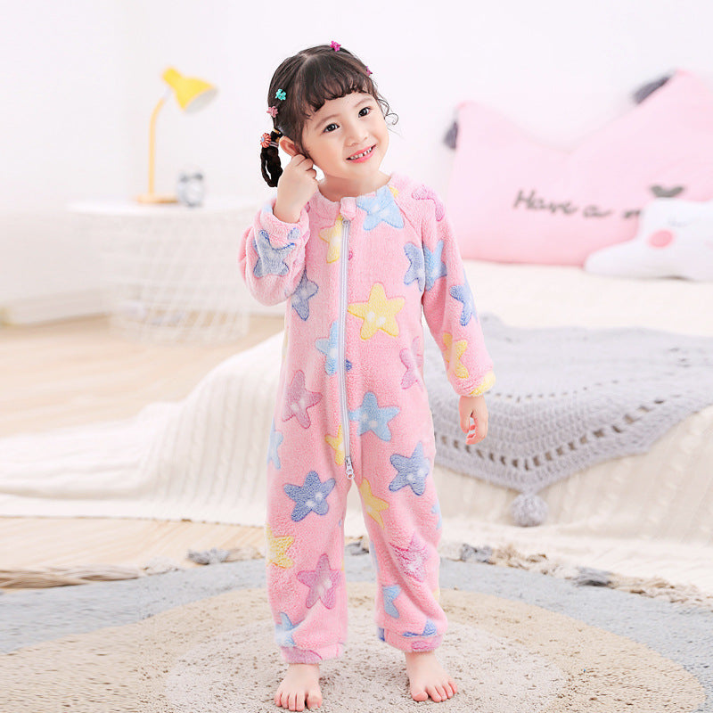 Autumn and winter infant pajamas Image