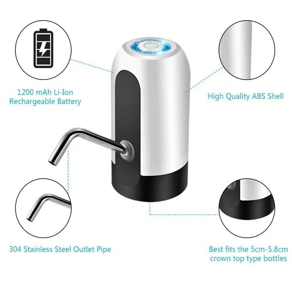 Water Bottle Electric Automatic Universal Dispenser 5 Gallon USB USB Water Dispenser Automatic Drinking Water Bottle Image