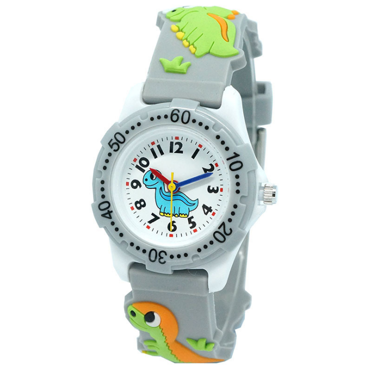 Children Watch Creative Real Dinosaur Cartoon Image