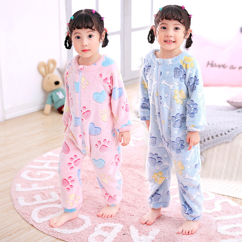 Autumn and winter infant pajamas Image