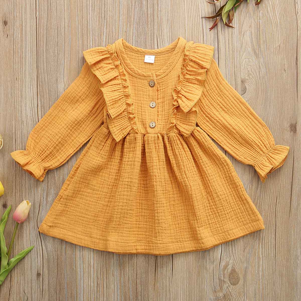 Girls cotton dress Image