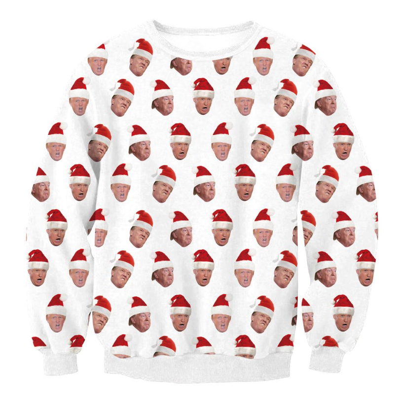 UGLY CHRISTMAS SWEATER Vacation Santa Elf Funny Womens Men Sweaters Tops Autumn Winter Clothing Image