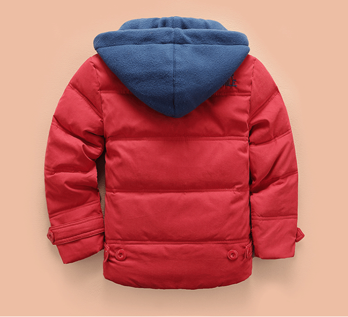 Children's down jacket boy 2021 new Korean version of the thickening down jacket in the children's winter clothing Image