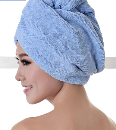 Women's Hair Dryer Cap, Absorbent Dry Hair Towel Image