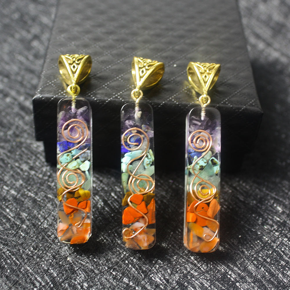 Gravel Seven Chakra Spirit Pendant Image