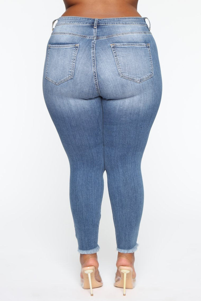 Stretch Ripped Women Plus Size Jeans Plus Size Jeans Image