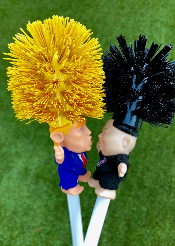 Funny Donald Trump Toilet Brush Image