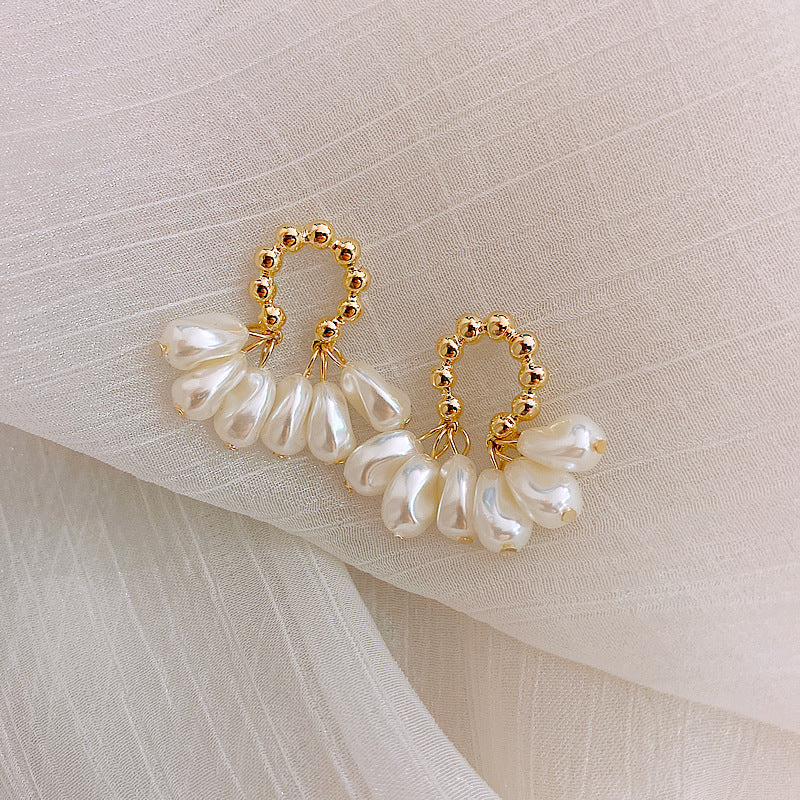 Female Baroque Pearl Earrings Image