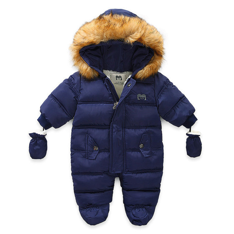 Baby Kids Jumpsuit Jacket with Gloves Image