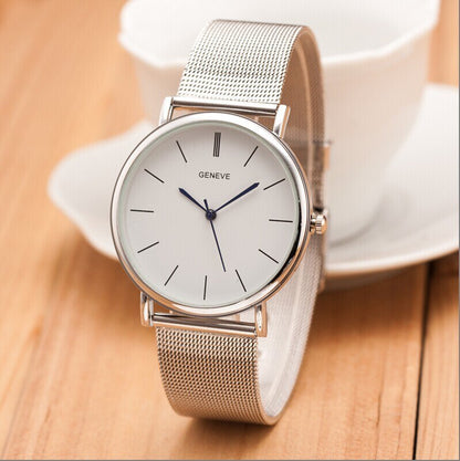 Steel-Band Fashion Quartz Watch