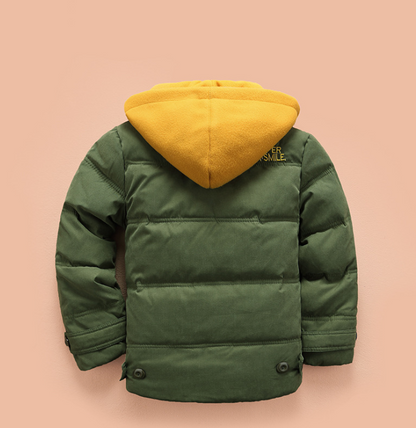 Children's down jacket boy 2021 new Korean version of the thickening down jacket in the children's winter clothing