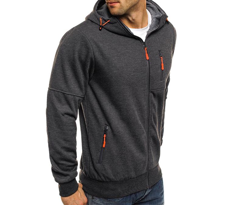 Men Hoodie Cotton Jacket Image