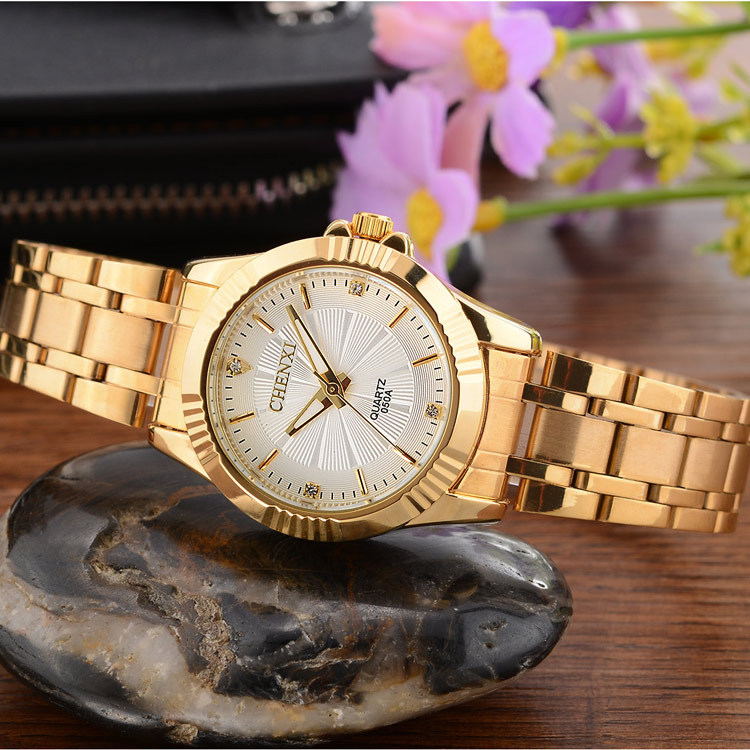 Luxury Brand Man Gold Dress Watches Stainless Steel Image