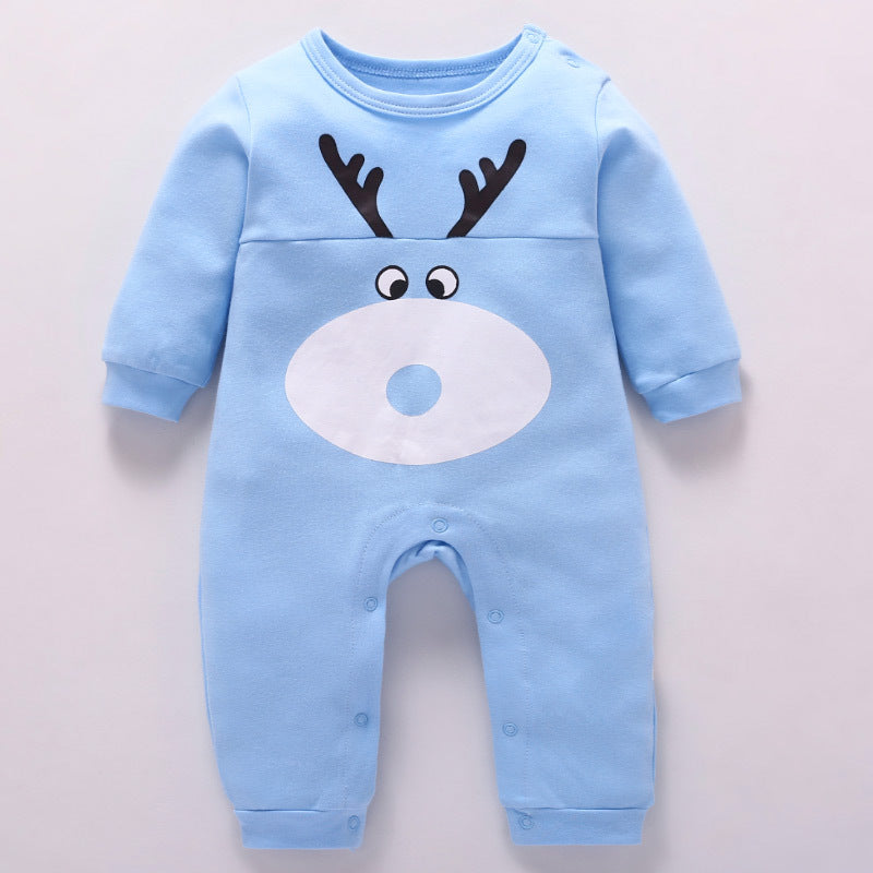 Baby baby clothes wear one piece clothes pure cotton clothes Image