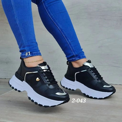 Women's Fashion Heel Lifed Sneakers