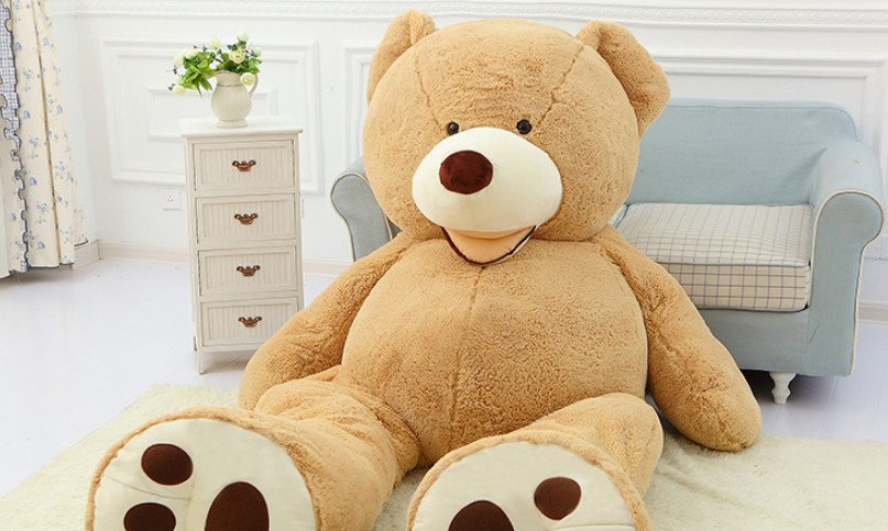 Giant Teddy Bear Plush Toy Huge  Soft Toys  Leather Shell Image