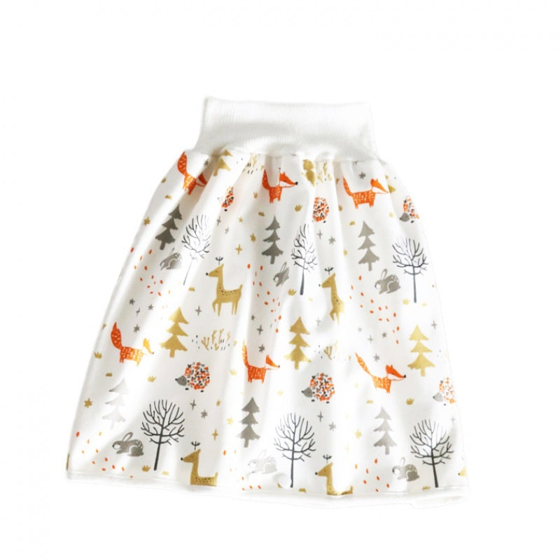 Cotton and bamboo fiber Baby diaper skirt Image