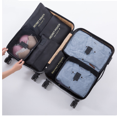 Durable Waterproof Nylon Packing Cube Travel Organizer Bag Image