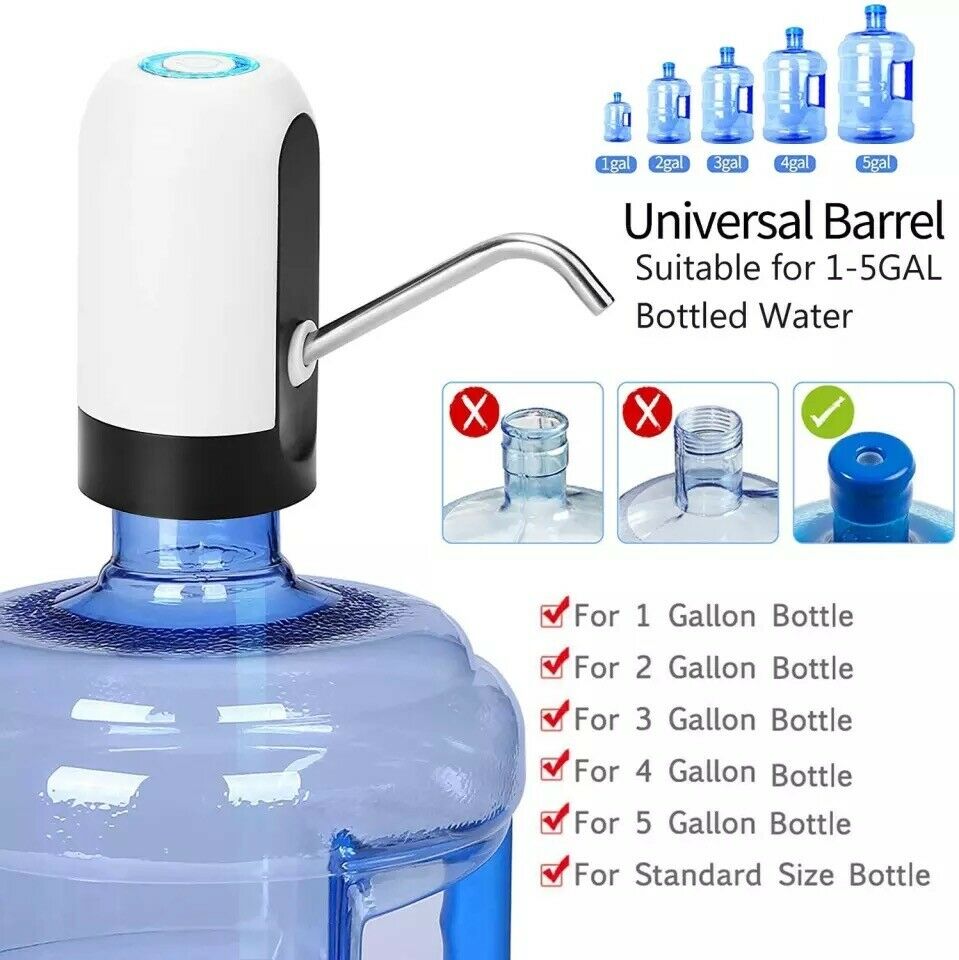 Water Bottle Electric Automatic Universal Dispenser 5 Gallon USB USB Water Dispenser Automatic Drinking Water Bottle Image