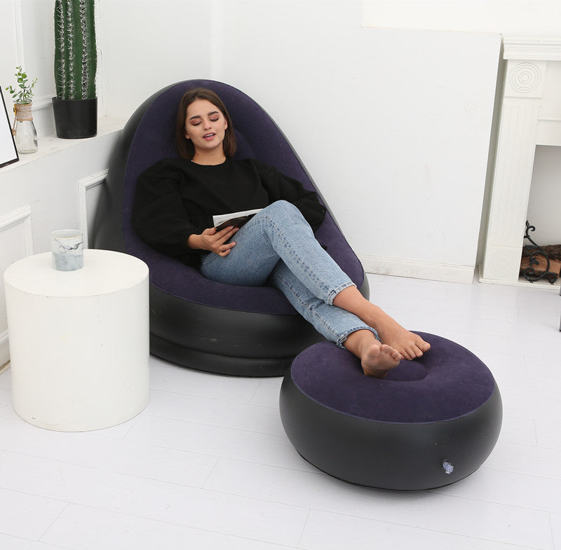 Lazy Bean Bag with Inflatable Folding Sofa Image