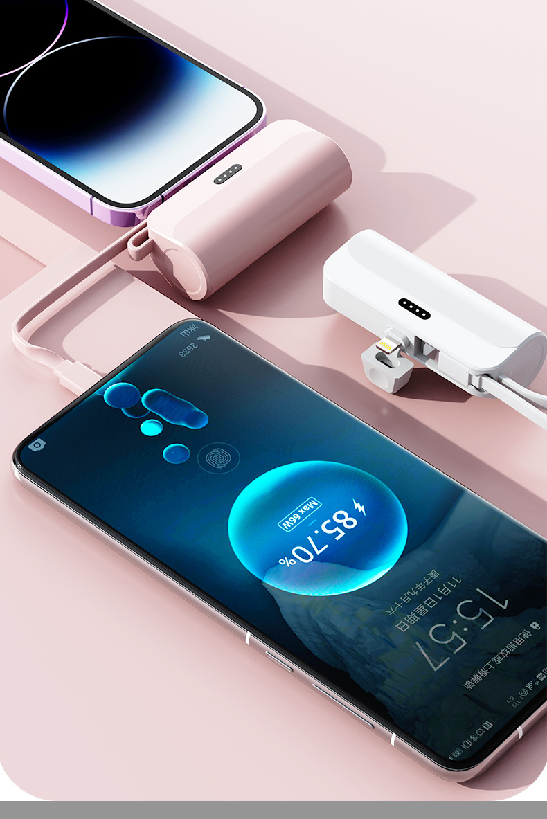 Wireless Capsule Charging Bank 10000mA Image