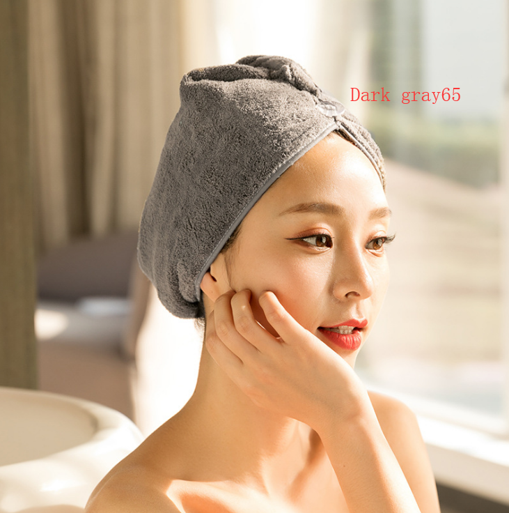 Women's Hair Dryer Cap, Absorbent Dry Hair Towel Image