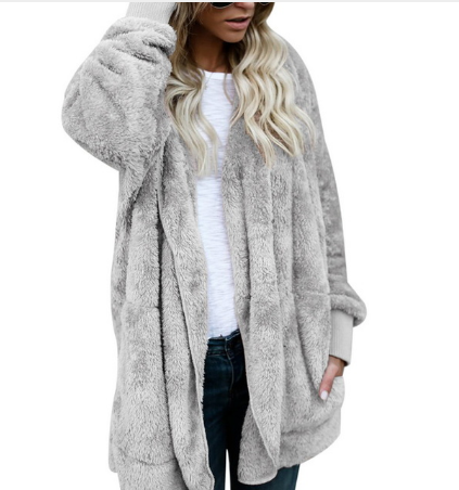 Women's Plush Warm Cotton Coat Image