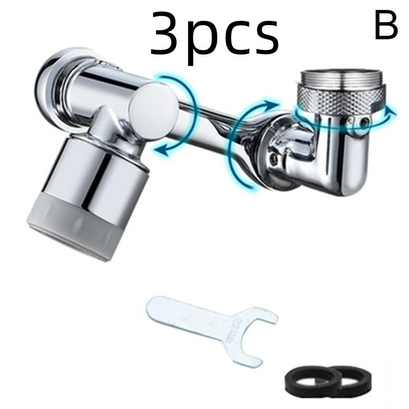 Universal 1080 Swivel Faucet Aerator Multifunction Faucet Extender Universal Swivel Splash Resistant Shower Image