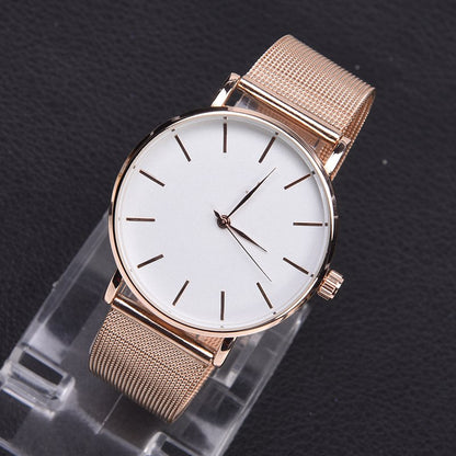 Steel-Band Fashion Quartz Watch