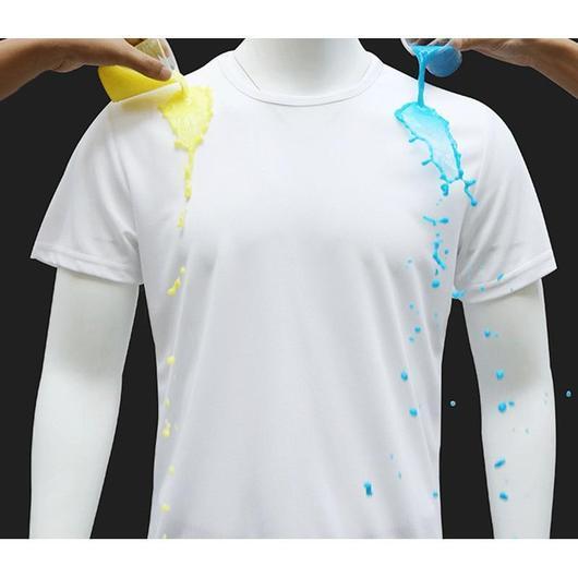 Quick-drying Waterproof Anti-fouling T-shirt Couple Half Sleeve Bottoming Shirt Image