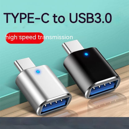 Type-c To Usb30 USB With Indicator Light Mobile Phone Mouse Keyboard Sound Card Car Charger OTG Adapter