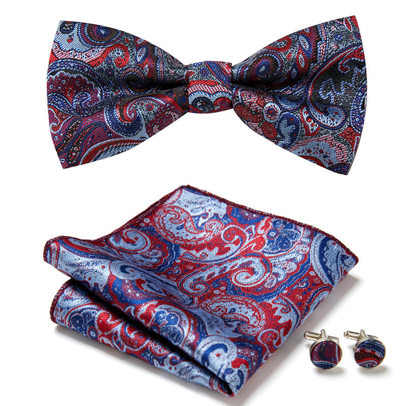 Three Piece Set Of Stylish Bow Ties Image