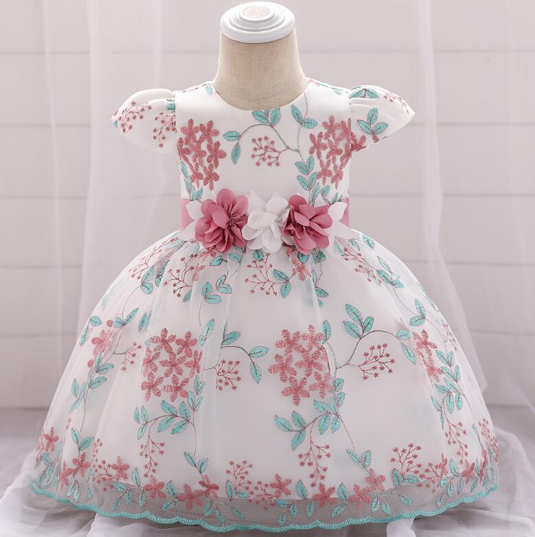 2021 summer children's clothing new baby birthday party wedding dress skirt girls fluffy dress Image